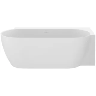 Ravak Wanna Freedom Corner II Tec 175x86 P, wolnostojąca do ściany, biała, osłona odpływu biała/czarna/chrom CC81000000