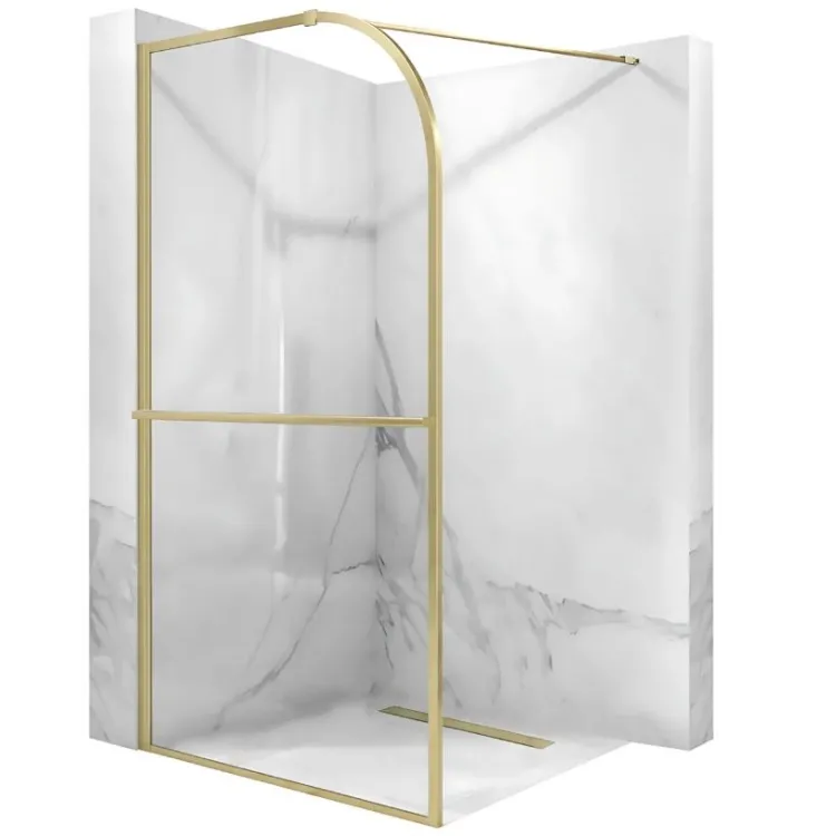 Rea ŚCIANKA PRYSZNICOWA SKY BRUSH GOLD 120 REA-K4331