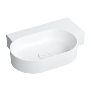 Omnires OVO M+ umywalka nablatowa/wisząca - prawa, 64 x...