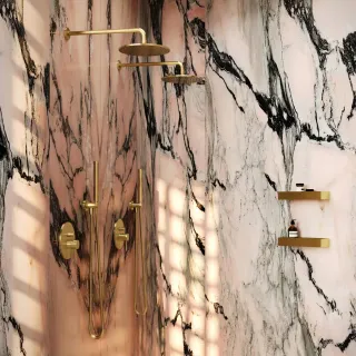 Omnires Y system prysznicowy podtynkowy, mosiądz szczotkowany SYSY35BSB