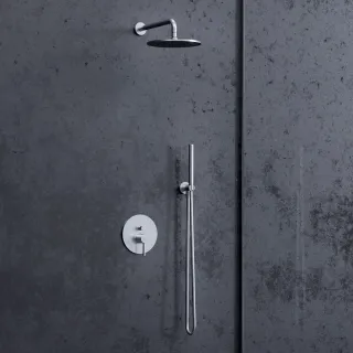 Omnires Y system prysznicowy podtynkowy, nikiel szczotkowany SYSY16NI