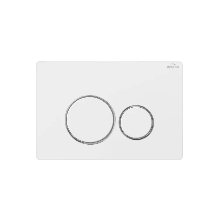 Invena Przycisk spłukujący do stelaża podtynkowego czarny CC-04-002-S