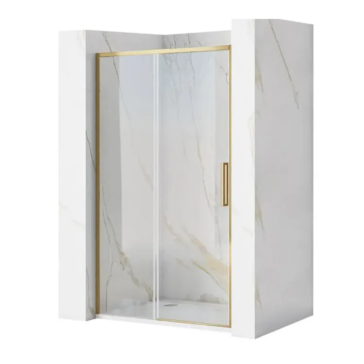 Rea DRZWI PRYSZNICOWE RAPID SLIDE BRUSH GOLD 150 REA-K9380