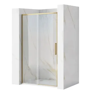 Rea DRZWI PRYSZNICOWE RAPID SLIDE BRUSH GOLD 160 REA-K9381