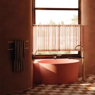 Omnires MODERN PROJECT wieszak na ręcznik, 60 cm, mosiądz szczotkowany MP60216BSB