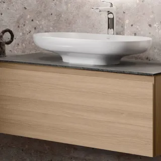 RAK Ceramics DES UMYWALKA NABLATOWA 70X35CM OWALNA BIAŁY...