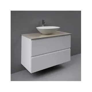 RAK Ceramics MORNING Umywalka nablatowa owalna 54x38 cm biały połysk MORCT5400AWHA