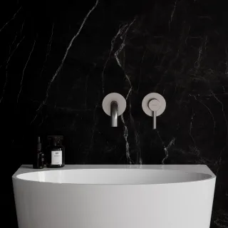 Omnires Y element natynkowy baterii umywalkowej podtynkowej, nikiel szczotkowany Y1215HRONI