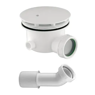 Omnires CGS syfon brodzikowy, biały połysk ST6590.35N+ST45BP