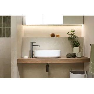 KFA Armatura MOZA GUN METAL GREY bateria umywalkowa nablatowa 5032-612-61