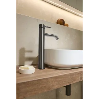 KFA Armatura MOZA GUN METAL GREY bateria umywalkowa nablatowa 5032-612-61