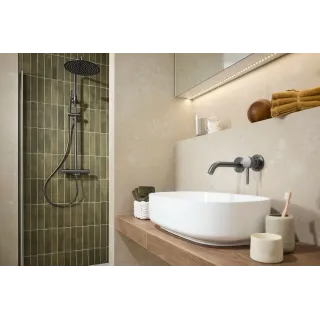 KFA Armatura  MOZA GUN METAL GREY bateria umywalkowa podtynkowa 5039-810-61