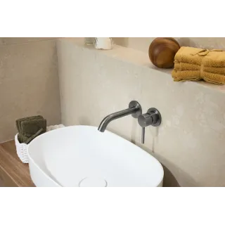 KFA Armatura  MOZA GUN METAL GREY bateria umywalkowa podtynkowa 5039-810-61