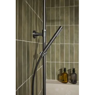 KFA Armatura MOZA PREMIUM GUN METAL GREY deszczownia z baterią termostatyczną 5736-920-61