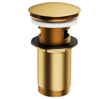 Omnires Korek umywalkowy klik-klak złoto szczotkowane...