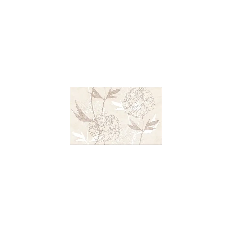 Cersanit FERRATA BEIGE INSERTO FLOWER 25X40 TDZZ1226553724
