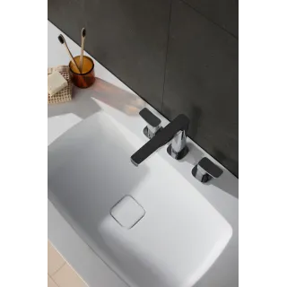 KFA Armatura MALAGA CHROM bateria umywalkowa 3-otworowa stojąca 4522-221-00