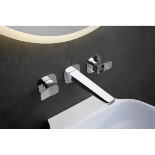 KFA Armatura MALAGA CHROM bateria umywalkowa podtynkowa 3-otworowa 4529-821-00