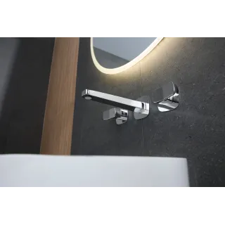 KFA Armatura MALAGA CHROM bateria umywalkowa podtynkowa 3-otworowa 4529-821-00