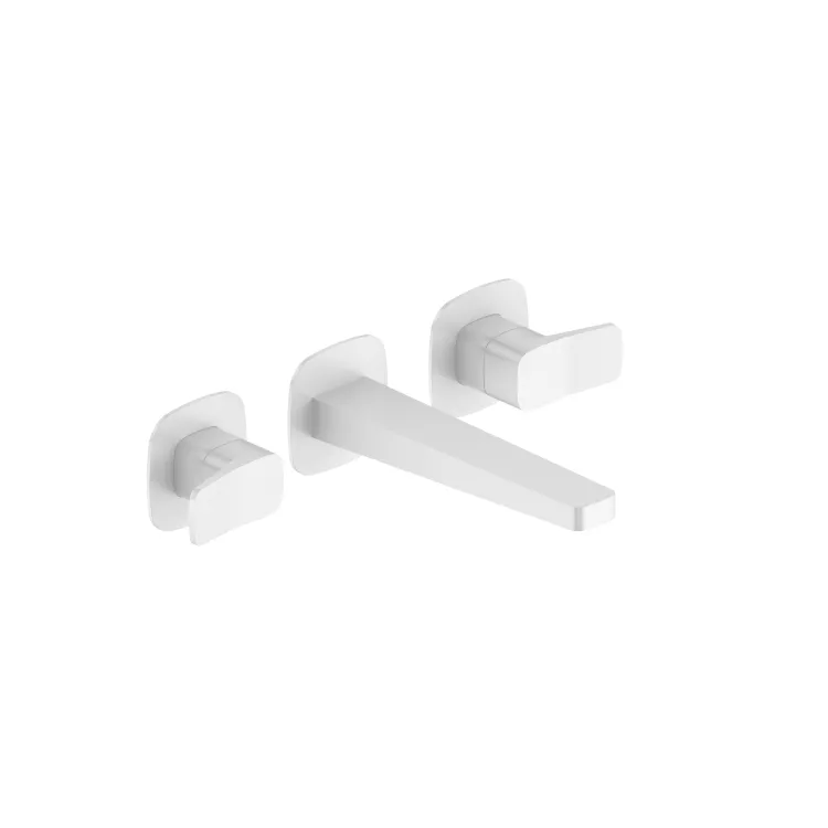 KFA Armatura MALAGA WHITE bateria umywalkowa podtynkowa 3-otworowa 4529-821-44