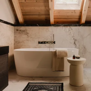 Omnires CONTOUR bateria wannowa 5-otworowa, podtynkowa, chrom połysk CT8037-1CR