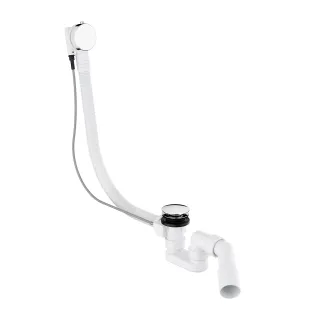 Omnires CGS syfon wannowy przelewowo-odpływowy, chrom...