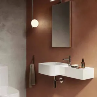 RAK Ceramics Petit Umywalka podwieszana kwadrat z blatem...