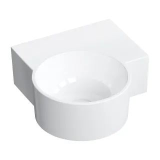 Omnires OVO M+ umywalka nablatowa/wisząca - prawa, 33 x...