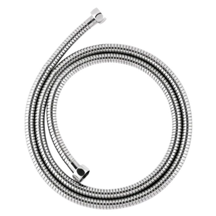 Invena WĄŻ NATRYSK. 150 CM, CHROM, KOŃC. HEKSAGONALNE AW-20-001-L