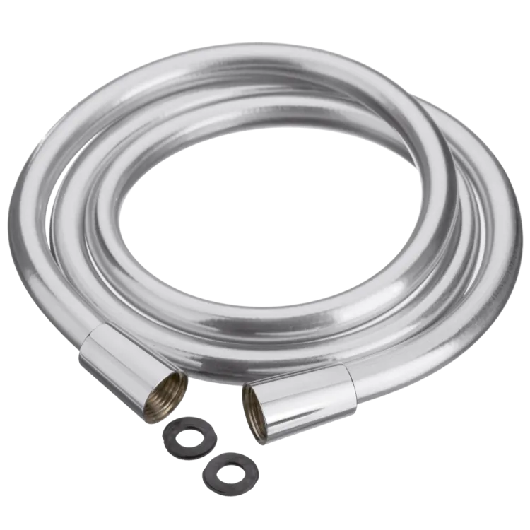 Invena WĄŻ NATRYSK. 150 CM, SILVER, ANTI-TWIST AW-31-150-H