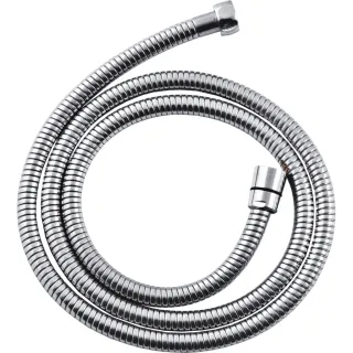 Invena Wąż natryskowy rozciągliwy, 125 cm, chrom AW-22-125-L