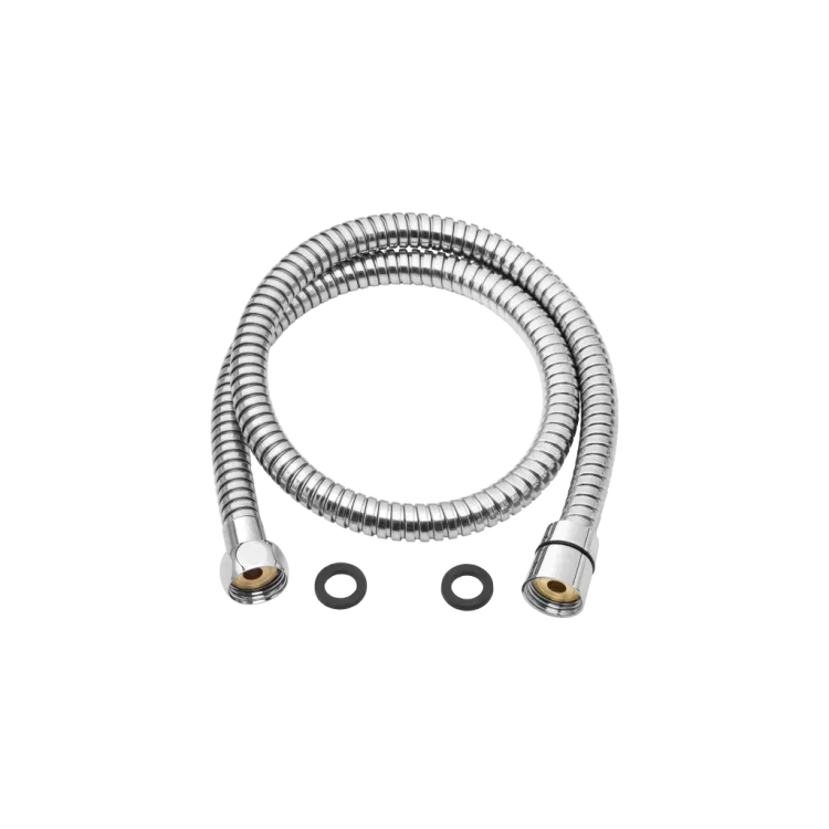 Invena WĄŻ PRZYŁĄCZENIOWY 80 CM, CHROM, KOŃC. STOŻ I HEKSAG. AW-41-080-L