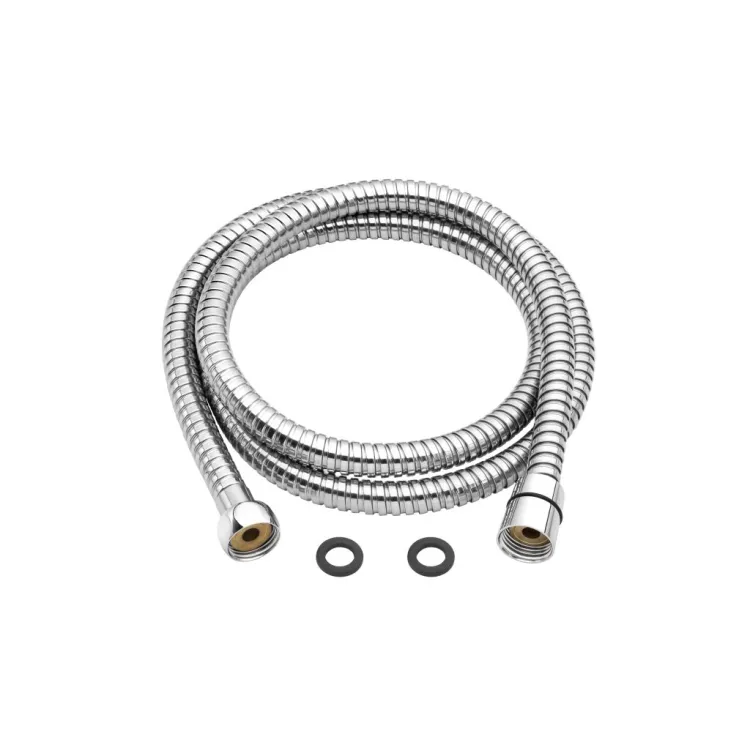 Invena WĄŻ NATRYSK. 150 CM, CHROM, KOŃC. STOŻ I HEKSAG. AW-41-150-G