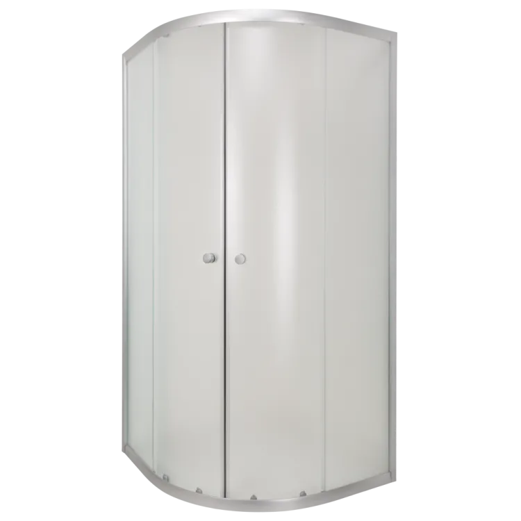 Invena Półokrągła kabina prysznicowa Vitoria szkło mrożone AK-49-186-O