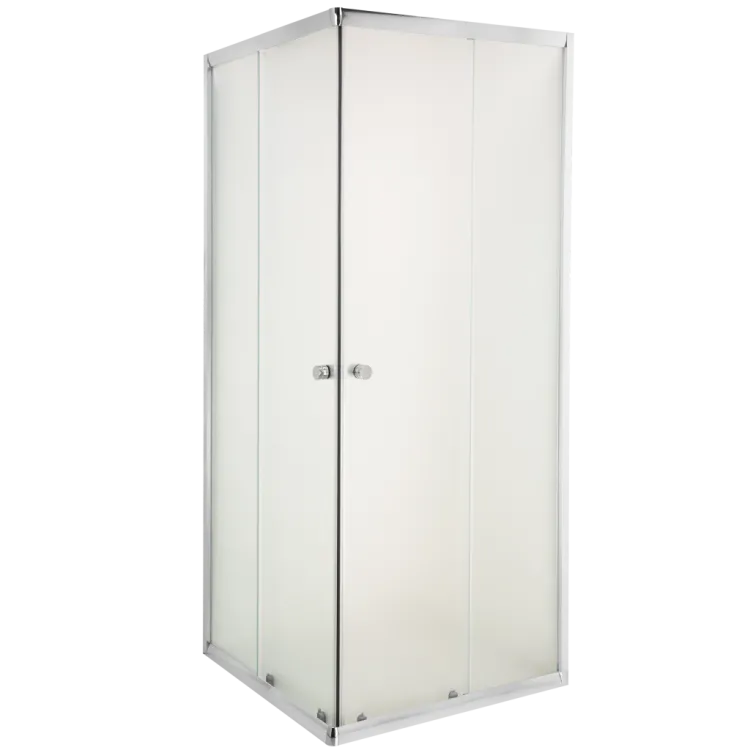 Invena KABINA NATRYSK. KWADRAT.PARLA 90X90 PROF.CHROM SZKŁO MROŻONE AK-48-191-O