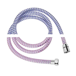 Invena Wąż natryskowy zmieniający kolor, 150 cm AW-31-005-C