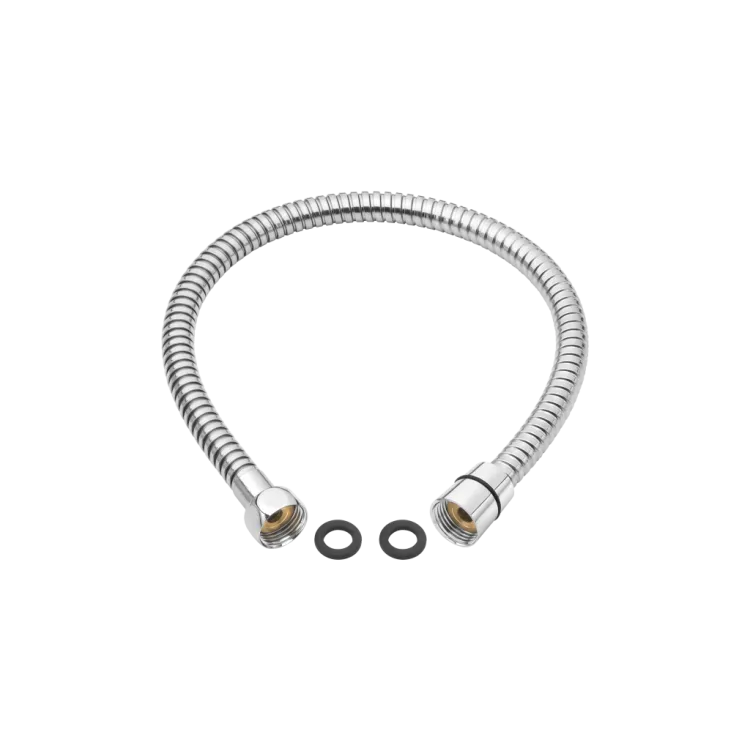 Invena WĄŻ PRZYŁĄCZENIOWY 50 CM, CHROM, KOŃC. STOŻ I HEKSAG. AW-41-050-C