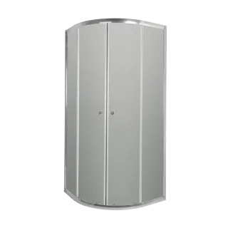 Invena Półokrągła kabina prysznicowa Vitoria szkło grafit...