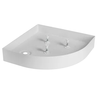 Invena Brodzik półokrągły AK-80-083-P