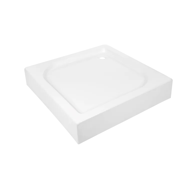 Invena BRODZIK KWADRATOWY 80X80 16 CM BEZ SYFONU POLSKI AK-80-K83-P