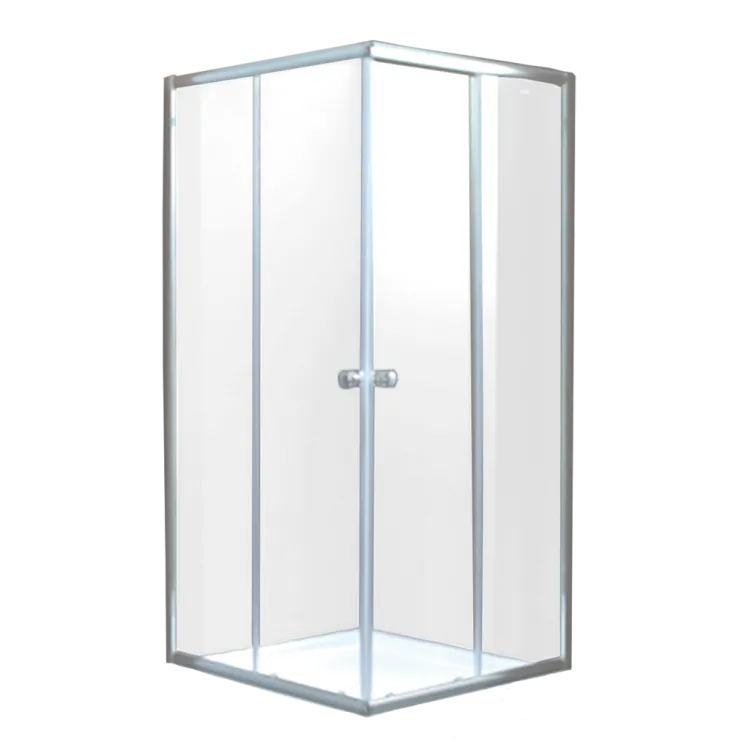 Invena KABINA NATRYSK. KWADRAT.PARLA 90X90 PROF.CHROM SZKŁO CLEAR AK-48-195-O