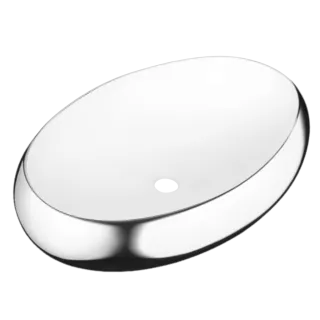 Invena Umywalka nablatowa Fresco chrom CE-31-001-W