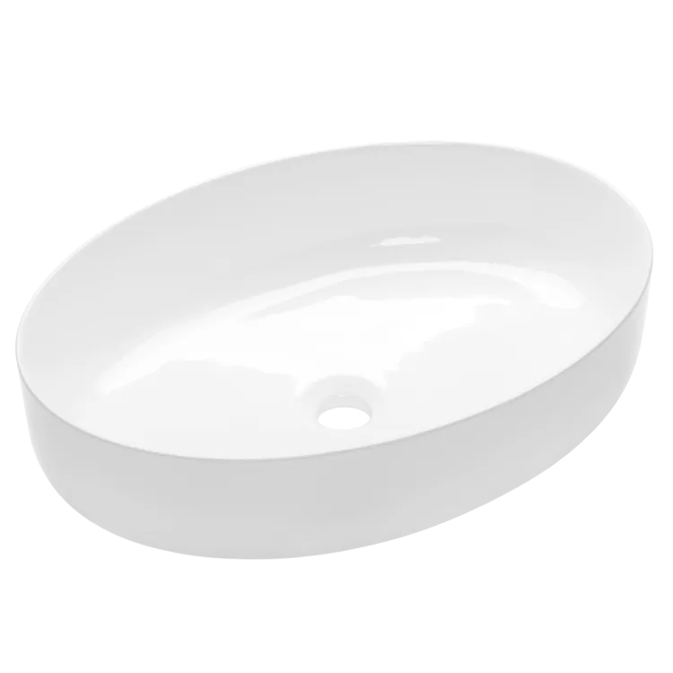 Invena Umywalka nablatowa Astrii biała CE-30-001-W