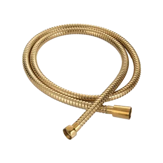 Invena Wąż natryskowy Glamour, 150 cm, złoty AW-05-150-S