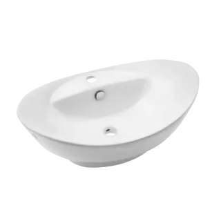 Invena Umywalka nablatowa ESLA biały CE-35-001-C