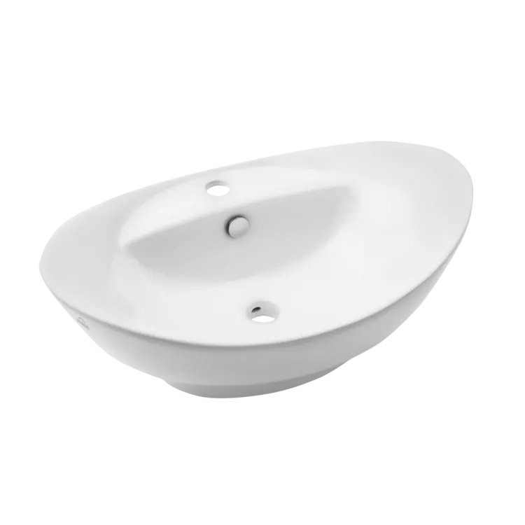 Invena Umywalka nablatowa ESLA biały CE-35-001-C