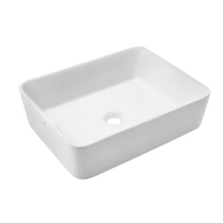 Invena Umywalka nablatowa PAROS biały CE-36-001-C