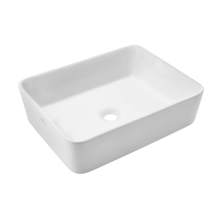 Invena Umywalka nablatowa PAROS biały CE-36-001-C