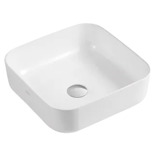 Invena Umywalka nablatowa MALAGA biały CE-39-001-C