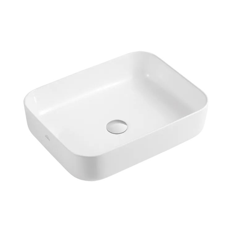 Invena Umywalka nablatowa FLORINA biały CE-40-001-C